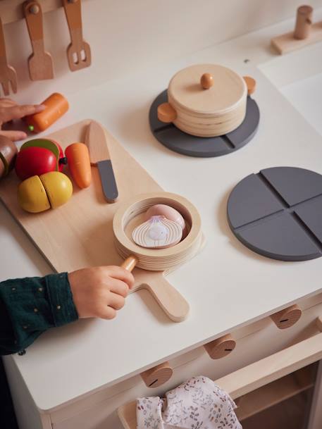 Kitchenette met FSC® houtgordijn meerkleurig - vertbaudet enfant 