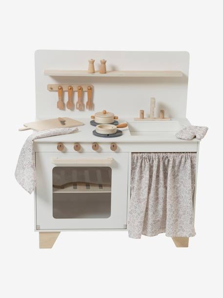 Kitchenette met FSC® houtgordijn meerkleurig - vertbaudet enfant 