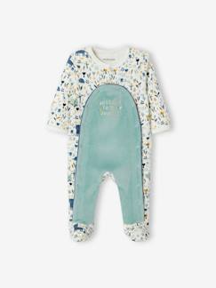 Baby-Pyjama, surpyjama-Oeko Tex® fluwelen slaappakje voor babyjongetje