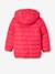 Lichtgewicht omkeerbaar meisjesjack met capuchon en gerecyclede polyester voering nachtblauw+roze met print - vertbaudet enfant 