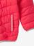 Lichtgewicht omkeerbaar meisjesjack met capuchon en gerecyclede polyester voering nachtblauw+roze met print - vertbaudet enfant 