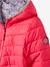 Lichtgewicht omkeerbaar meisjesjack met capuchon en gerecyclede polyester voering nachtblauw+roze met print - vertbaudet enfant 