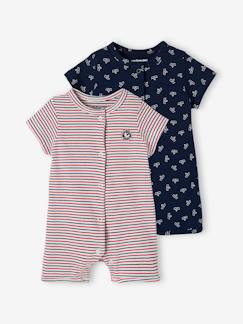 -Set van 2 pyjama's met short voor babyjongens Oeko Tex®