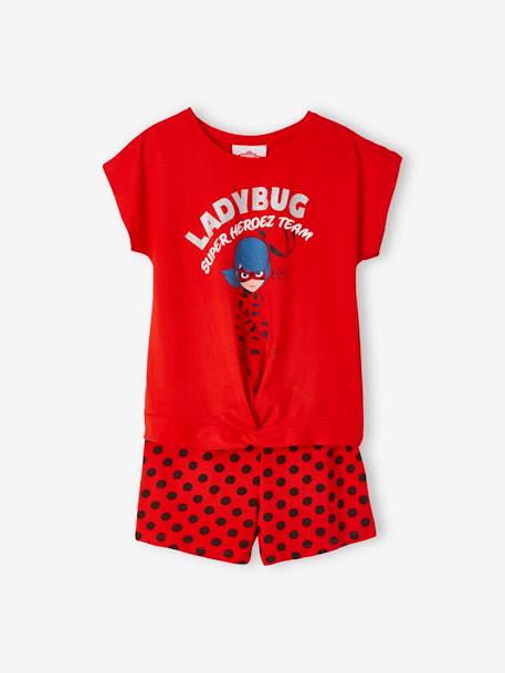 Miraculous® Pyjamashort voor meisjes Rood - vertbaudet enfant 
