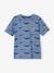 Set van 2 Oeko-Tex® pyjama's voor jongens met walvissen Set mosterd en blauw - vertbaudet enfant 