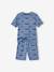 Set van 2 Oeko-Tex® pyjama's voor jongens met walvissen Set mosterd en blauw - vertbaudet enfant 