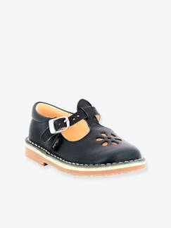 Schoenen-Baby schoenen 17-26-Loopt meisje 19-26-Ballerina's-Sandalen van leer en plantaardige looiing Dingo 2 ASTER®