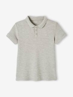 Jongens-T-shirt, poloshirt, souspull-Poloshirt met korte mouwen voor jongens met borduurwerk op de borst