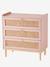 Rieten commode LIGNE POÉSIE groen+roze - vertbaudet enfant 