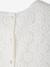 Formele jurk met 2-in-1 effect in macramé voor meisjes ivoor+nude - vertbaudet enfant 