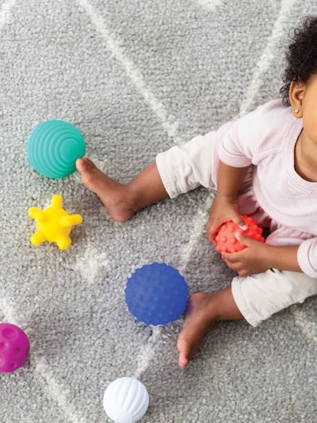 Set van 6 sensorische ballen INFANTINO MEERKLEURIG - vertbaudet enfant 