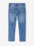 Rechte jeans voor jongens MorphologiK indestructible 'waterless' met heupomtrek medium denim stone+onbewerkt denim - vertbaudet enfant 
