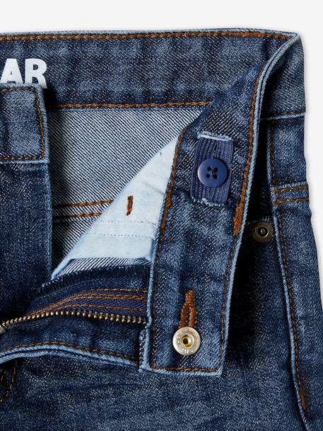 Onverwoestbare rechte jeans jongens denim stone+onbewerkt denim - vertbaudet enfant 