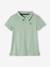 Set van 2 effen polo's voor jongens met korte mouwen blauwgroen+SET BLAUW+sinaasappel - vertbaudet enfant 
