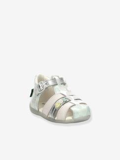 Schoenen-Baby schoenen 17-26-Leren sandalen jongensbaby Bigfly-2 Iconique Biboo KICKERS®