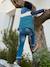 Rechte jeans voor jongens Morphologik met heupomtrek LARGE RUW DENIM+STONE - vertbaudet enfant 