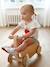 Stoffen tennisschoenen met klittenband voor babymeisjes groen madeliefjesprint+ijsblauw+paars, bedrukt+roze, bedrukt+veel roze+WIT - vertbaudet enfant 
