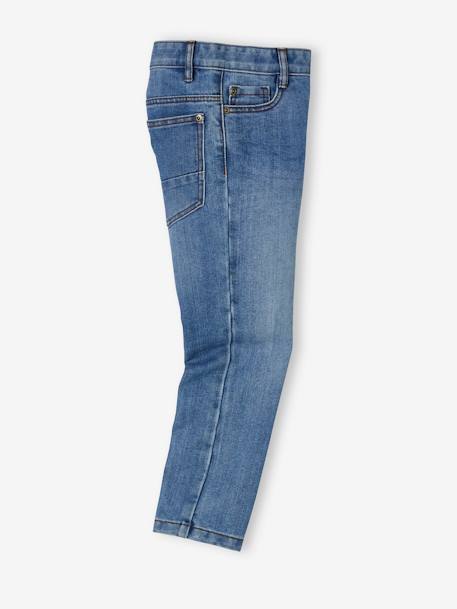 Onverwoestbare rechte jeans jongens denim stone+onbewerkt denim - vertbaudet enfant 