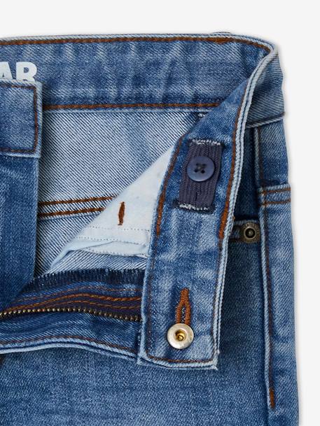 Onverwoestbare rechte jeans jongens denim stone+onbewerkt denim - vertbaudet enfant 