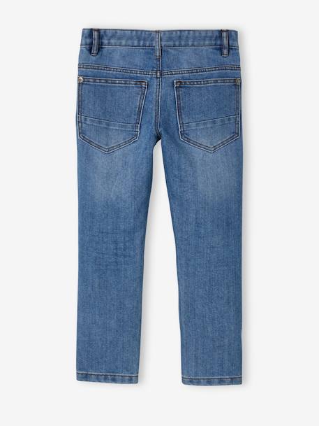 Onverwoestbare rechte jeans jongens denim stone+onbewerkt denim - vertbaudet enfant 
