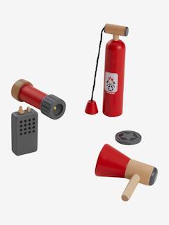 Speelgoed-Imitatiespelletjes-Verkleedkleren-Brandweerset FSC® hout