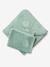 Badcape + washand personaliseerbaar Oeko-Tex® blauwgroen+framboos+medium blauw+oker+poederroze+wit+zeegroen - vertbaudet enfant 