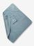 Badcape + washand personaliseerbaar Oeko-Tex® blauwgroen+framboos+medium blauw+oker+poederroze+wit+zeegroen - vertbaudet enfant 