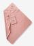 Badcape + washand personaliseerbaar Oeko-Tex® blauwgroen+framboos+medium blauw+oker+poederroze+wit+zeegroen - vertbaudet enfant 