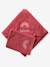 Badcape + washand personaliseerbaar Oeko-Tex® blauwgroen+framboos+medium blauw+oker+poederroze+wit+zeegroen - vertbaudet enfant 