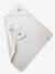 Badcape + washand personaliseerbaar Oeko-Tex® blauwgroen+framboos+medium blauw+oker+poederroze+wit+zeegroen - vertbaudet enfant 