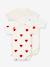 Set van 3 gekruiste babyrompertjes met korte mouwen en harten in biokatoen PETIT BATEAU wit - vertbaudet enfant 