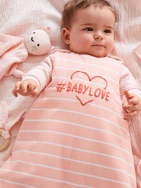 Mouwloze slaapzak #BABY roze - vertbaudet enfant 