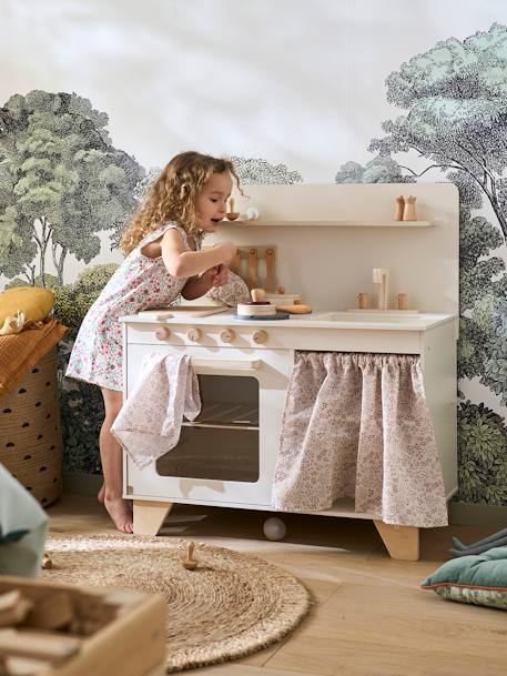 Kitchenette met FSC® houtgordijn meerkleurig - vertbaudet enfant 
