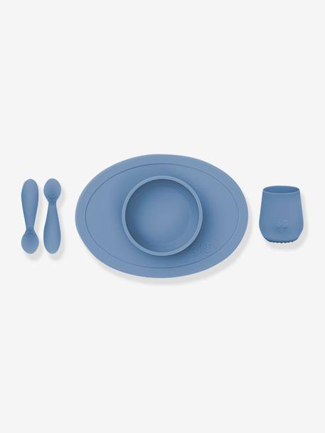 4-delige EZPZ First food-maaltijdset van siliconen blauw+ROZE - vertbaudet enfant 
