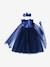 Verkleedkleren prinses met sluier en kroon goudkleurig+groen+roze - vertbaudet enfant 