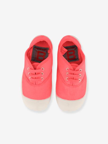 Katoenen tennisschoenen voor kinderen met vetersluiting BENSIMON® rozen - vertbaudet enfant 