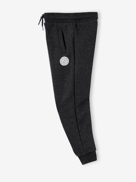 Joggingbroek van molton jongens dennen+donker leisteenblauw+gemêleerd zwart+grijs+marineblauw, gechineerd+middenblauw+oker+zwart - vertbaudet enfant 