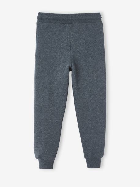 Joggingbroek van molton jongens dennen+donker leisteenblauw+gemêleerd zwart+grijs+marineblauw, gechineerd+middenblauw+oker+zwart - vertbaudet enfant 