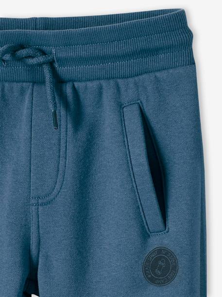 Joggingbroek van molton jongens dennen+donker leisteenblauw+gemêleerd zwart+grijs+marineblauw, gechineerd+middenblauw+oker+zwart - vertbaudet enfant 