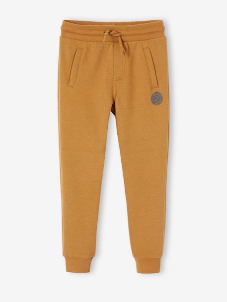 Joggingbroek van molton jongens dennen+donker leisteenblauw+gemêleerd zwart+grijs+marineblauw, gechineerd+middenblauw+oker+zwart - vertbaudet enfant 