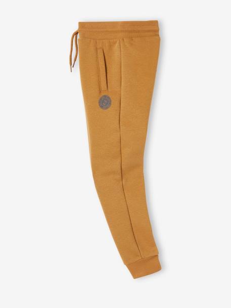 Joggingbroek van molton jongens dennen+donker leisteenblauw+gemêleerd zwart+grijs+marineblauw, gechineerd+middenblauw+oker+zwart - vertbaudet enfant 