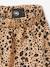 Meisjesrok met ruches en print beige met print - vertbaudet enfant 