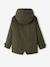 3-in-1-parka voor baby met afneembaar vest kaki+korstmos+Marinegrijs+pecannoot - vertbaudet enfant 