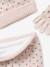 Set muts + snood + handschoenen met hartjes meisje Roze - vertbaudet enfant 