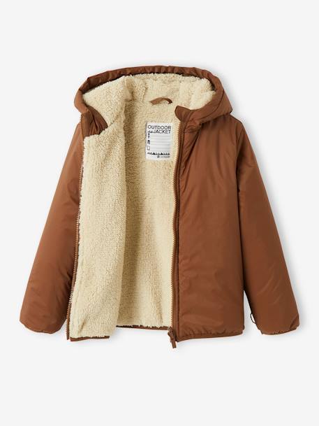 3-in-1-parka voor baby met afneembaar vest kaki+korstmos+Marinegrijs+pecannoot - vertbaudet enfant 