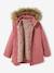 3-in-1 parka met capuchon meisje DARK GREEN+groengrijs+kaki+PURPLE DARK+salie+zwart - vertbaudet enfant 