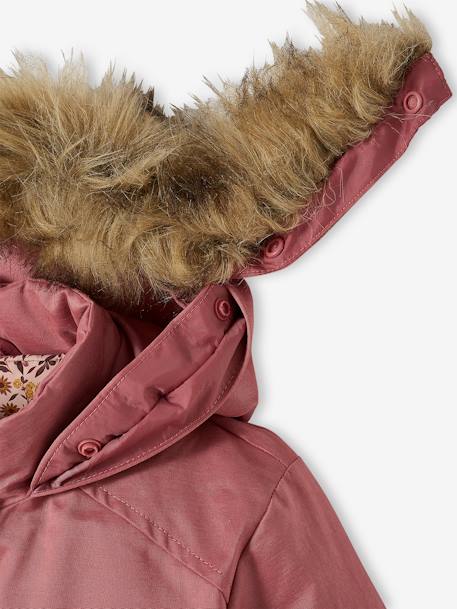 3-in-1 parka met capuchon meisje DARK GREEN+groengrijs+kaki+PURPLE DARK+salie+zwart - vertbaudet enfant 
