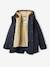 3-in-1-parka voor baby met afneembaar vest kaki+korstmos+Marinegrijs+pecannoot - vertbaudet enfant 
