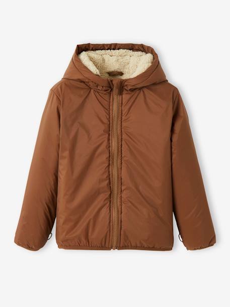 3-in-1-parka voor baby met afneembaar vest kaki+korstmos+Marinegrijs+pecannoot - vertbaudet enfant 