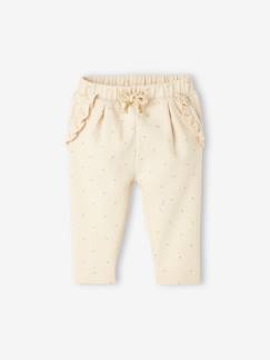 -Fleece-pantalon voor meisjesbaby